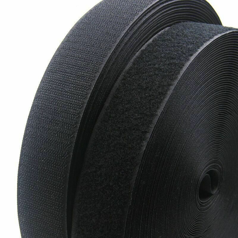 1Meter 16/20/25/30/38/50/100mm Adhesive Hook And Loop Fastener Tape No Glue Velcros Adhesive Sewing-on Sstrips Magic Tape