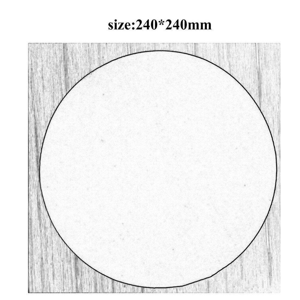 2 Stks/set Ronde Non-stick Hittebestendige Pan Mat Herbruikbare Ronde Pan Pad Mat Voor Bbq Grill Mat Dia 24Cm Keuken Koken Tool