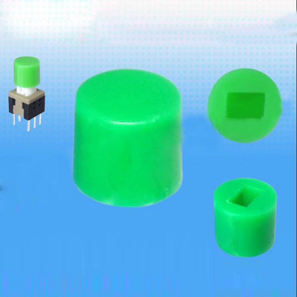 200pcs 6*5mm round button cap push button switch cap multi color button cap for self locking switches 5.8/7/8/8.5mm switches