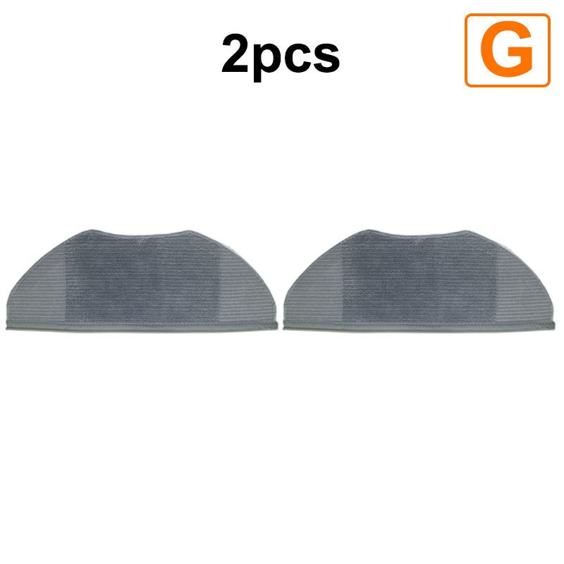 Xiaomi-Robot aspirador G1 MJSTG1 Mi, aspiradora con filtro HEPA esencial, cepillo lateral, cepillo principal, mopa, paños, limpiador, accesorios para electrodomésticos: 2  Mop Cloth