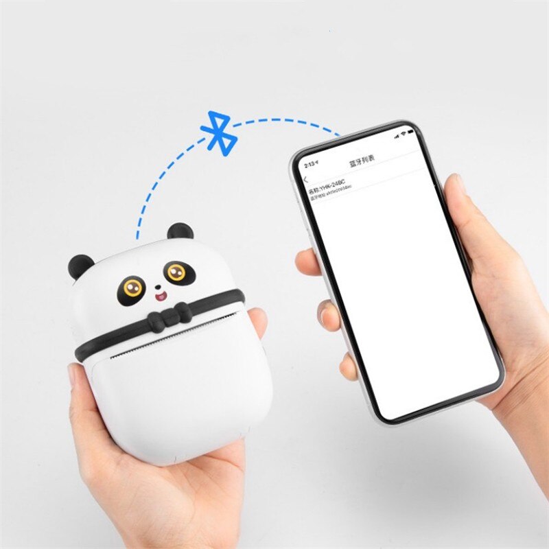 Pocket Photo Bluetooth Thermische Printer Mini Portable Mobiele Notities Printer Photo Printer Voor Android Telefoon