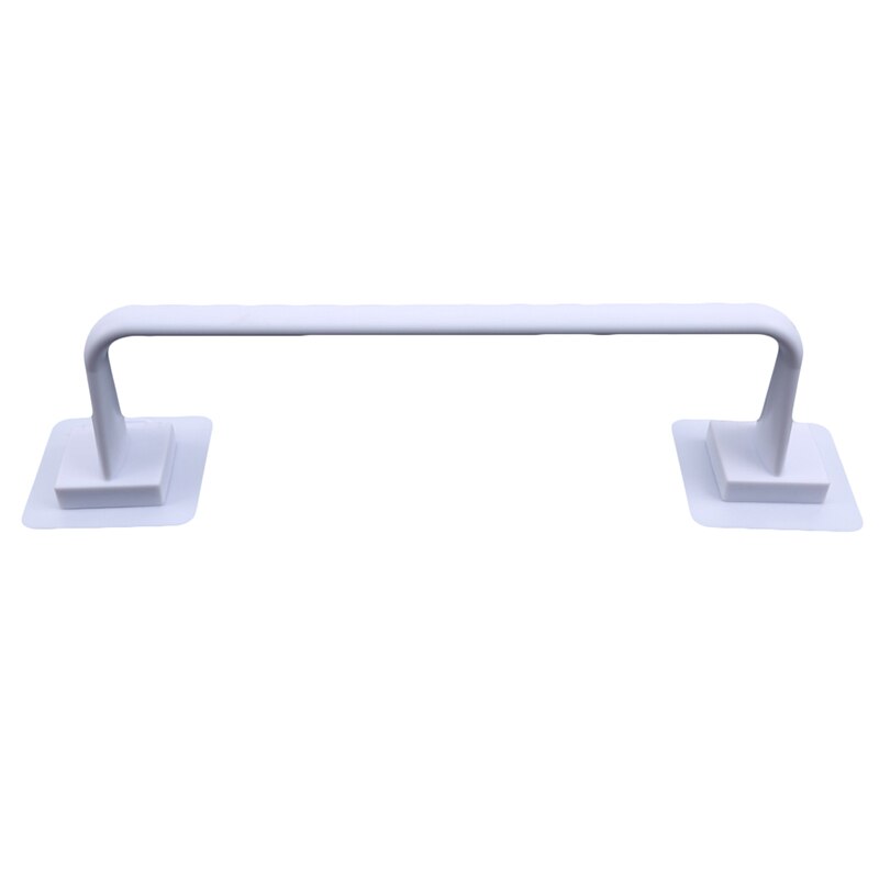 Handdoekhouder voor in de badkamer, zelfklevend wandrek, handdoekhouder voor in de badkamer, klevende hanger voor in de badkamer, accessoires voor in de badkamer: Wit