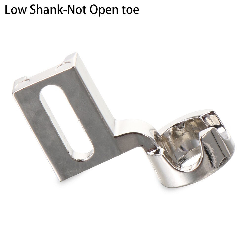 High Low Shank Presser Foot Ruler Foot For Singer Brother Sewing Machine Free Motion Darning Frame Sewing Ruler Quilting Tools: Not Open toe2