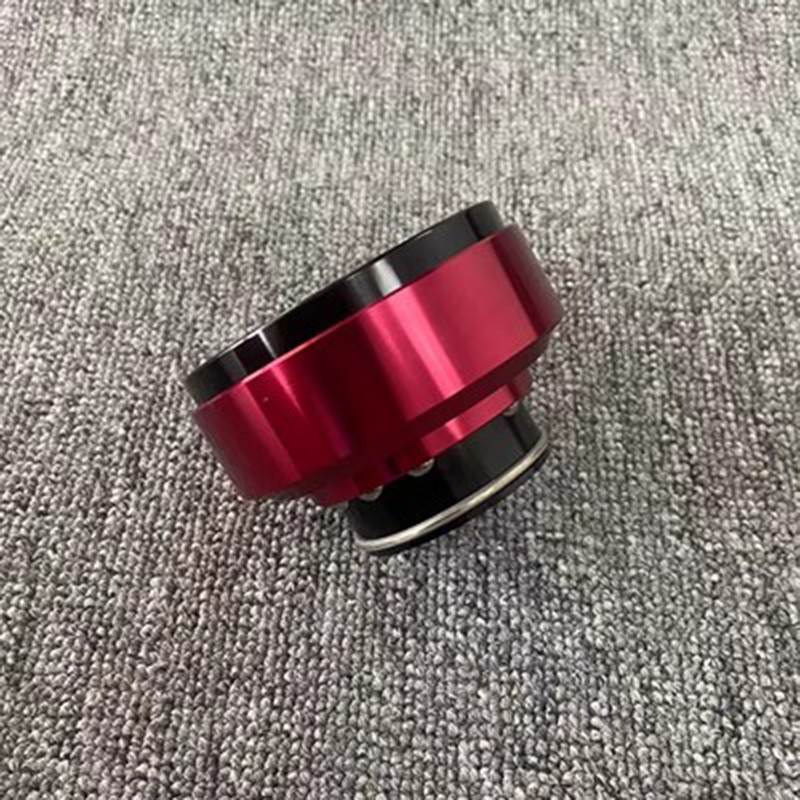 Aluminum Car Racing Simulator Game Steering Wheel Quick Release Hub Adapter For MOZA Simagic M10 A/Mini Euro Truck: Red