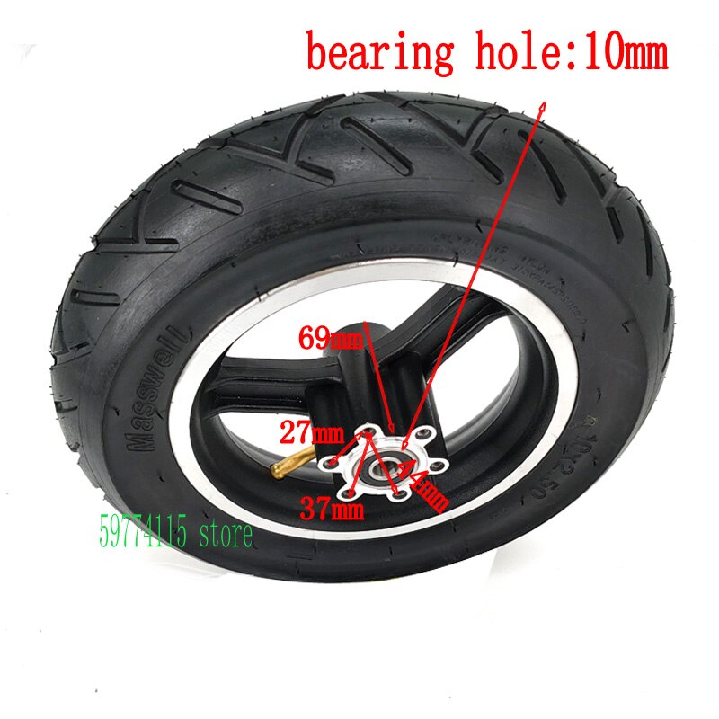 10 Inch 10x2.50 Electric Scooter Wheels 10*2.50 Inner Outer Tyre Explosion-proof Tire Wheel Rim for SPEEDWAY Electric Scooter