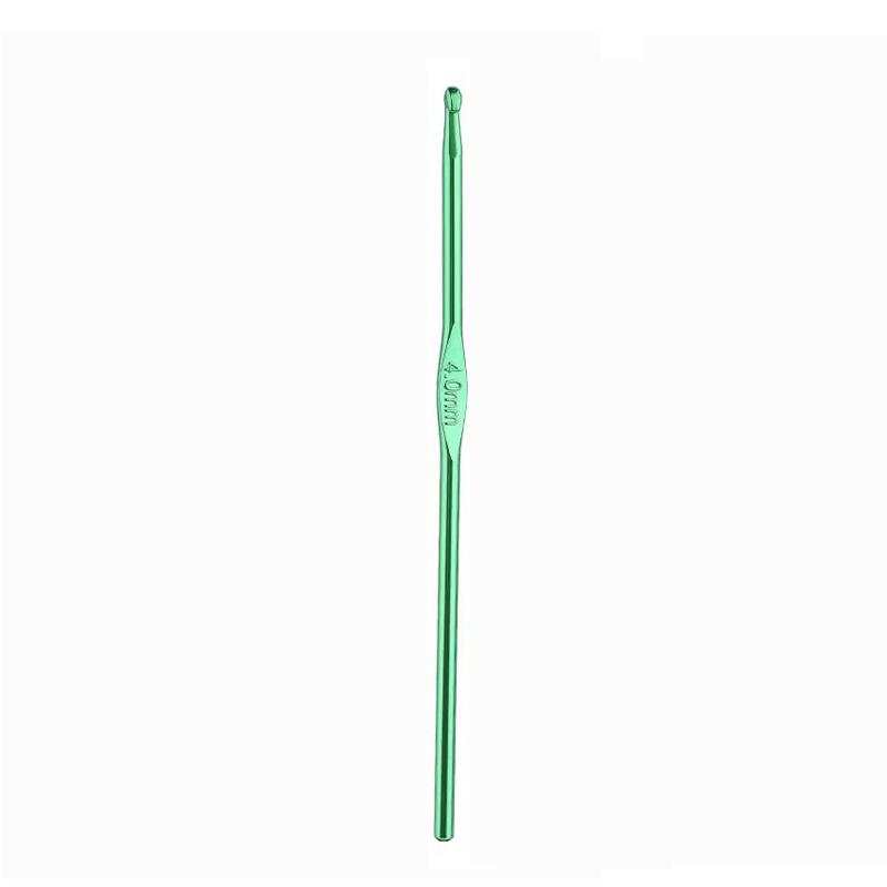 12Pcs Metaal/Houten/Plastic Handvat Haaknaald Breinaalden Set Haken Naald Tool Trui Breien Diy Ambachten: Bordeauxrood