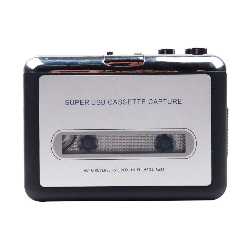 Usb Cassette Capture Usb Cassette Player USB Tape Drive USB Recorder Without Battery: Default Title