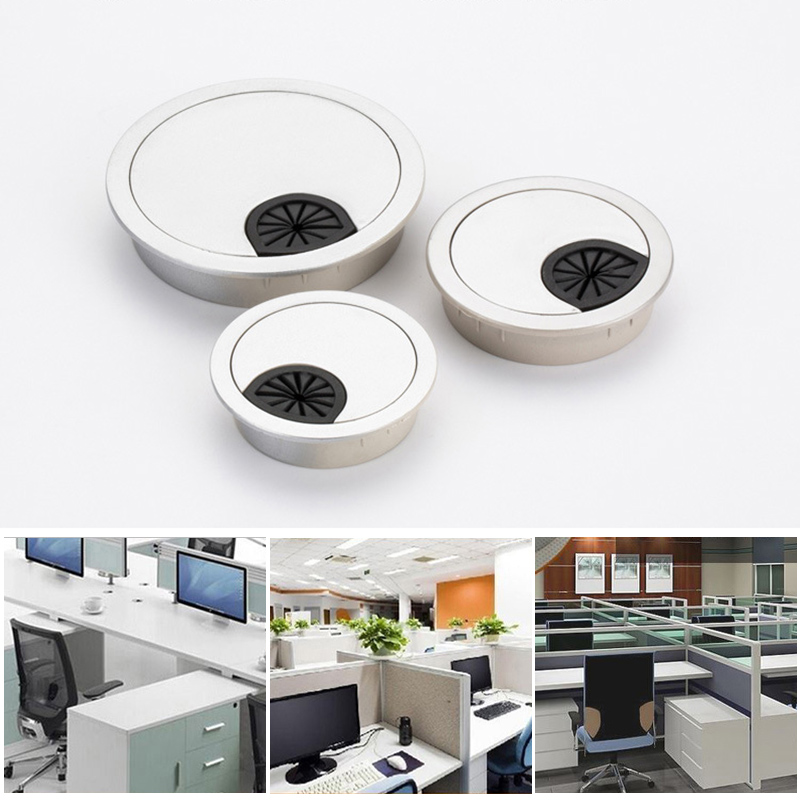 Plast skrivbord bordsgenomföring kabel sladd hål lock för hemmakontor  tn99