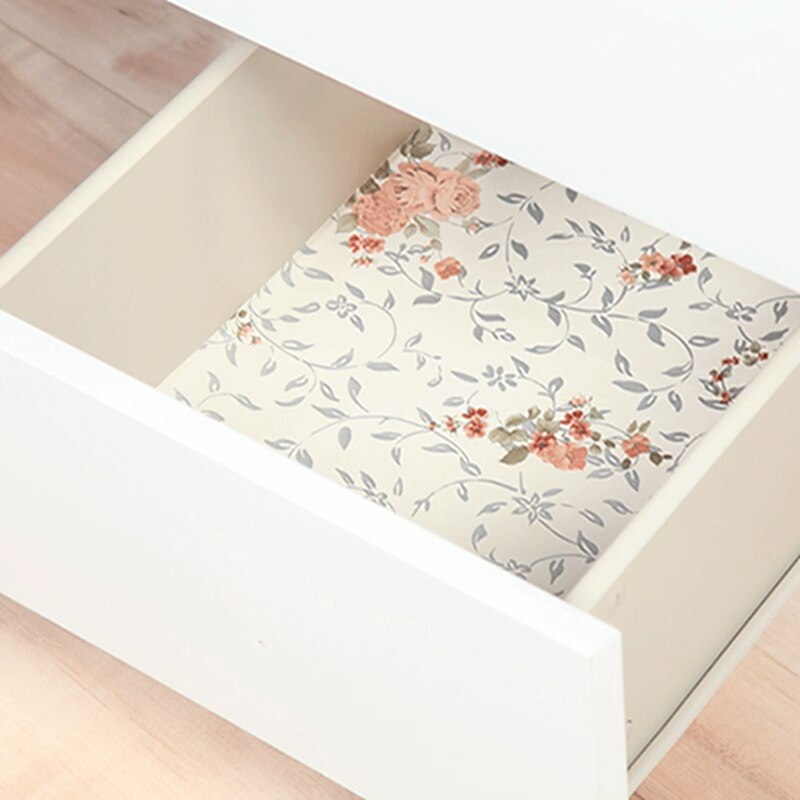 Kitchen Drawer Liner Cabinets Pad Paper Cupboard Placemat Household Wardrobe Pad Thick Waterproof Shelf Liner Shoes Cabinet Mat