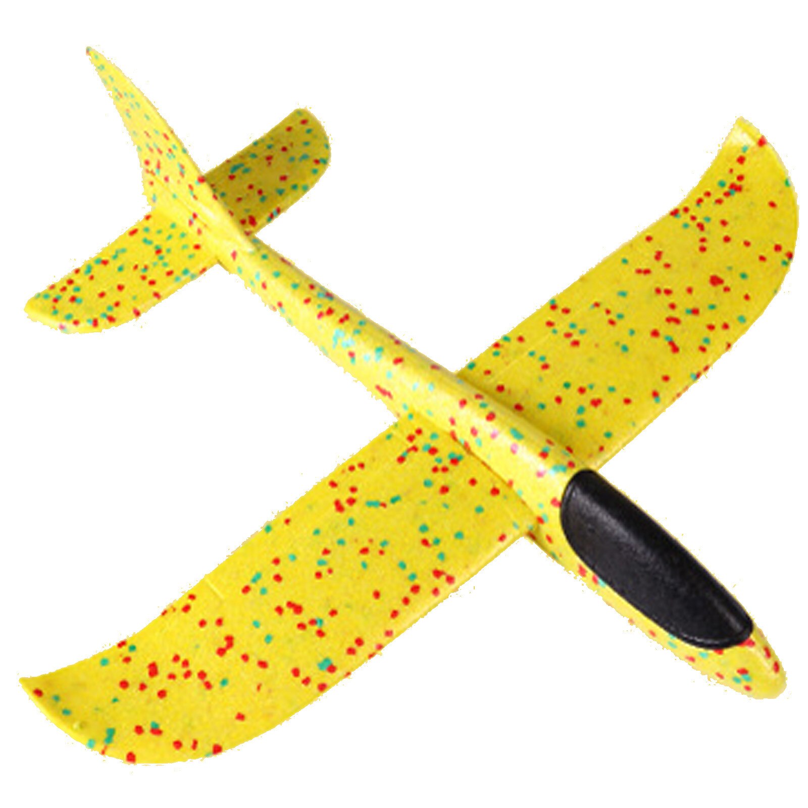 Foam Throwing Glider Toy Airplane Aircraft Multiple Colour Toy Hand Airplane Model Glow Toys Throw The Plane ألعاب منتج جديد: E