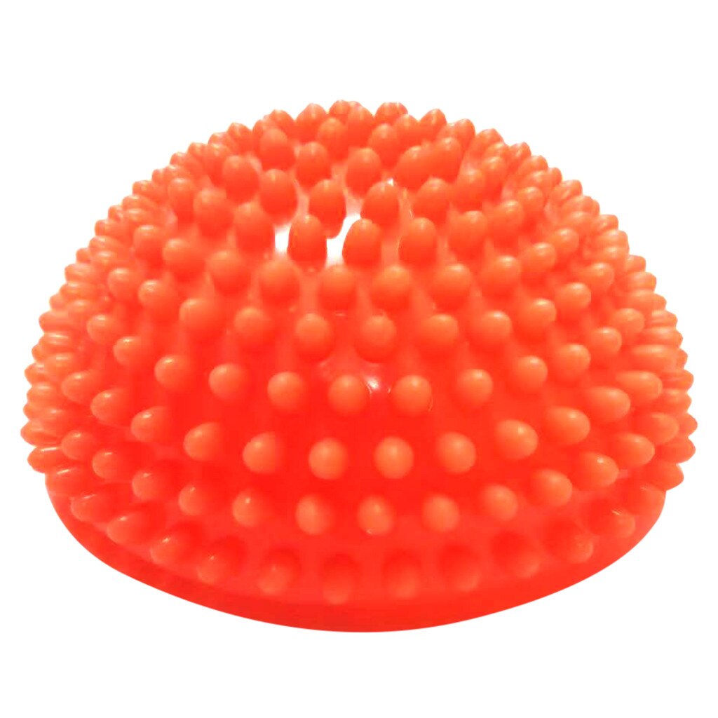 Yoga Ball Stabilizer Balance Trainer Hemisphere Stepping Stones Spiky Massage Ball Yoga Half Ball Sensory Integration Ball: Orange