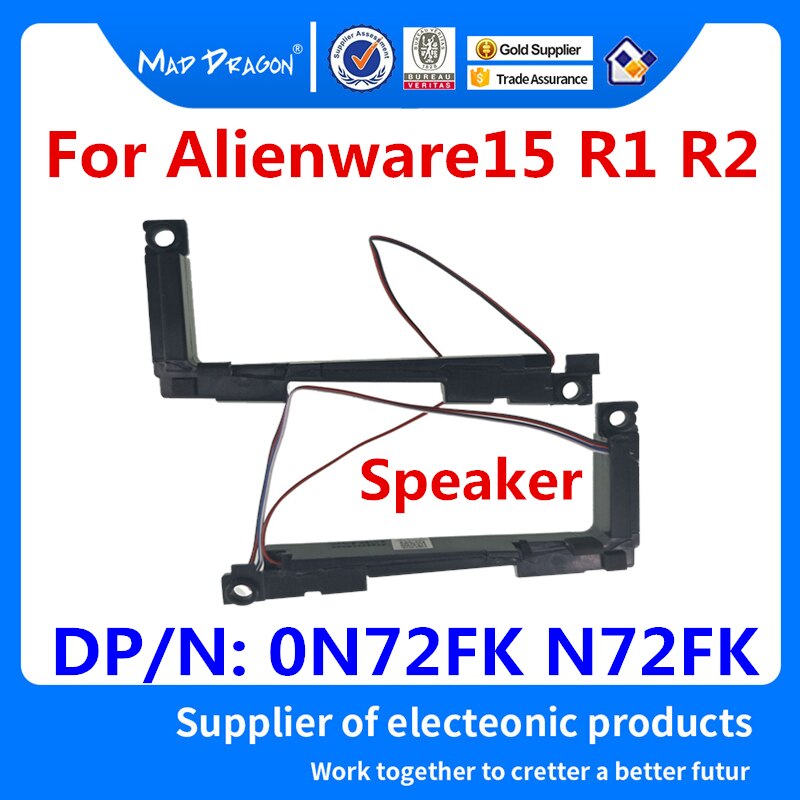 NEUE Original Laptop Lautsprecher einstellen-R + L Verknüpfungen Rechts für Dell Alienware15 R1 R2 ALW15 15E R1 R2 PK23000RW00 0N72FK N72FK