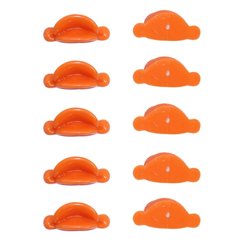 Mini pato desmontable de plástico, Boca de pato, manualidades, interactivo, reemplazo de Nariz de pato, 10 piezas: L