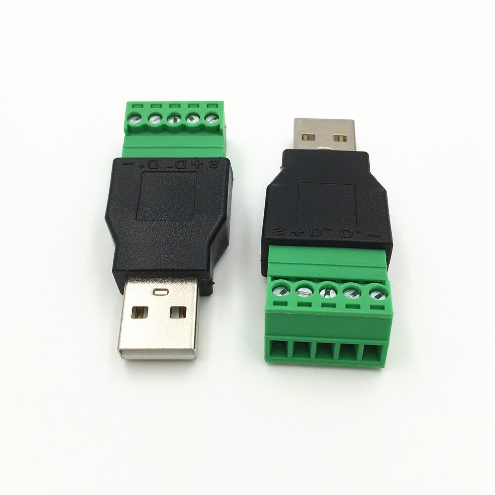 1Stck CCTV BNC Stecker DC Energie Stecker 2,5mm 3,5mm Männlich Weiblich Audio- Video Balun System Sicherheit Adapter koax Katze5 RJ45 USB Jack: USB männlich