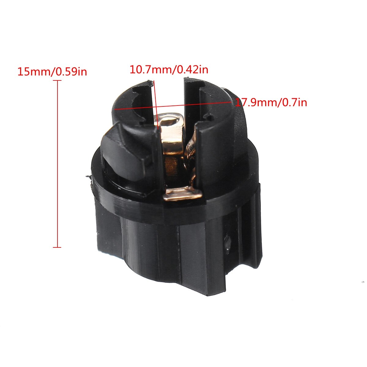 10 stk  t5 v-2 bil instrument lampe utgangspunkt lyspære holder ledet glødelampe stikkontakt mye brukt varmebestandig holdbar