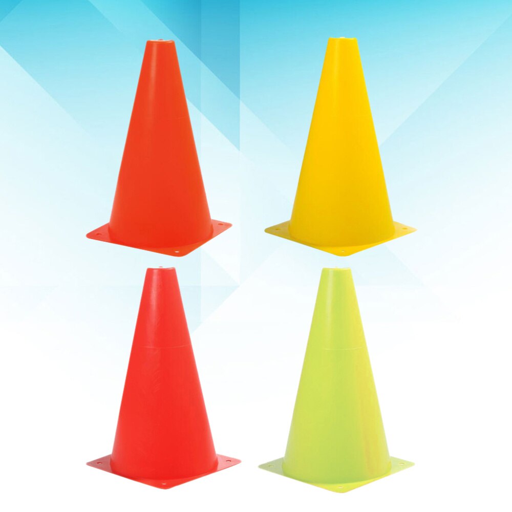 Barricata di traffico dell'attrezzatura di addestramento dei coni di calcio di sport del cono del blocco stradale 12pz per pattinaggio a rotelle