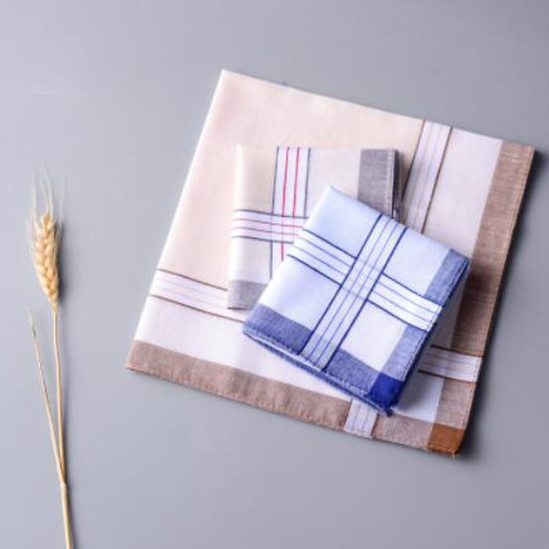 5 uds. Pañuelo de bolsillo Multicolor a cuadros para hombre pañuelo de bolsillo pañuelos 100% de algodón