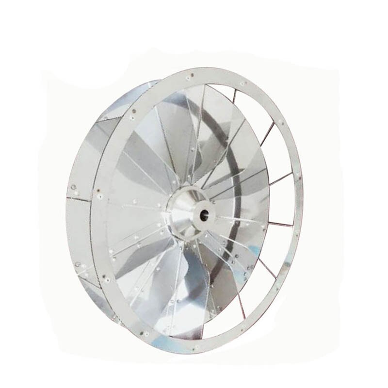 Moteur de turbine à palette centrifuge, arbre de turbine de ventilateur en aluminium, petite roue de pale 155 156 190mm
