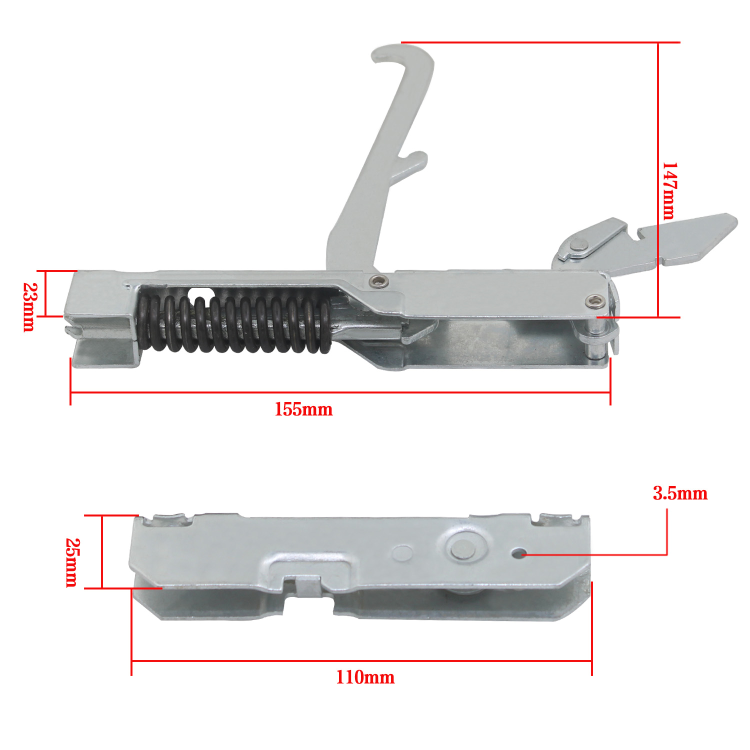 spray oven lock hinge clamp 1set door hinge for electric oven door hinge damper commercial