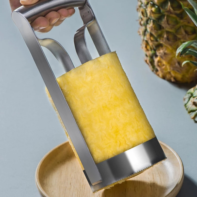 Máquina peladora de piña de acero inoxidable, cortador de fruta de , utensilio de cocina para cortar fruta