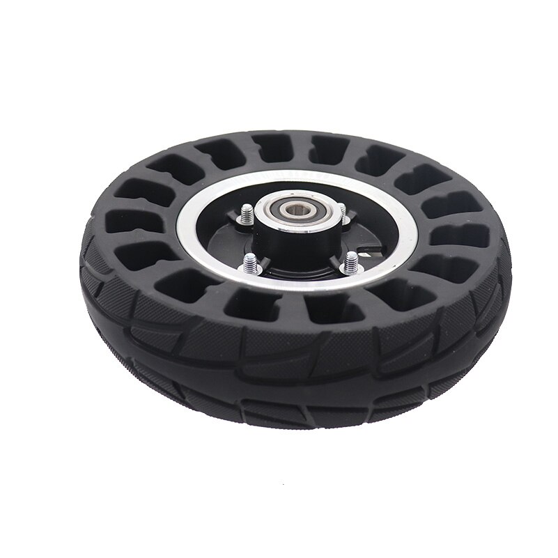 200x50 Tyre Inflation Electric Vehicle Aluminium Alloy Wheel Pneumatic Tire FOR Electric Scooter Tyre Wheel Hub 8" Scooter: wheel black