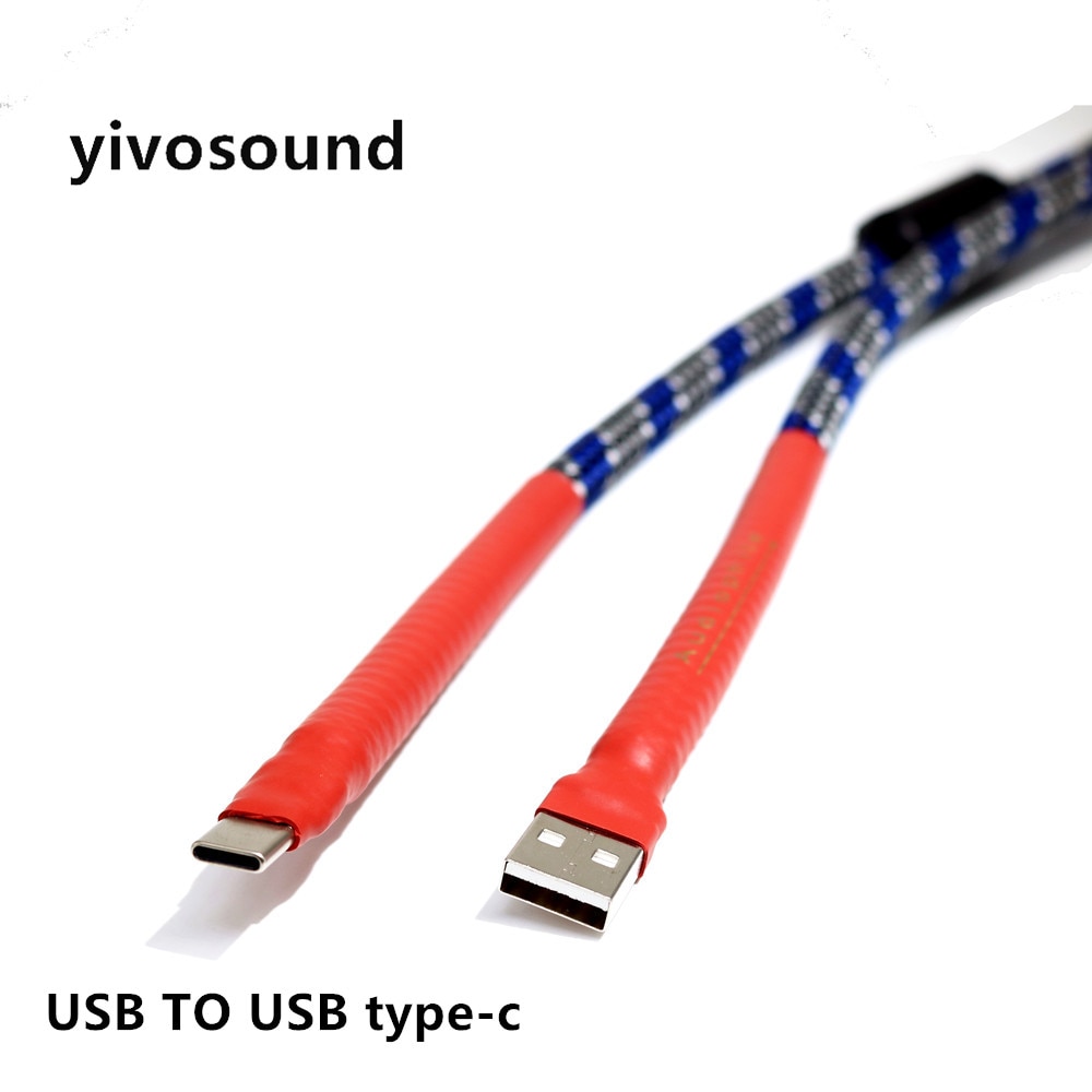 USB-C Audio Data Cable - USB 3.1 Type A to C - HiFi for DAC Mobile Tablet VR AR