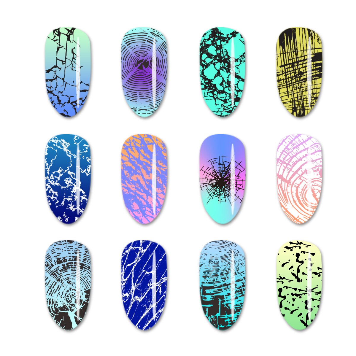 Beautybigbang Nail Stamping placas Nail Art accesorios mármol anual anillo patrón Superior plantillas Nail Stamping Mold XL-089