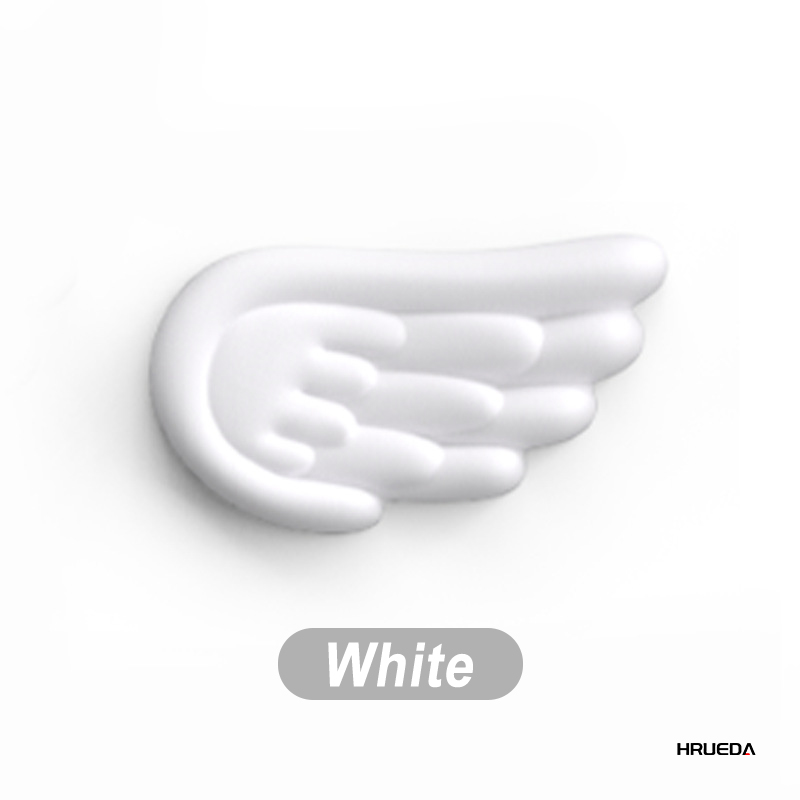 Mechanical Keyboard, Mouse, Wrist Rest, Computer Keyboard, Laptop, Angel Wing, Memory Foam, Mouse Pad Wrist Support: WHITE
