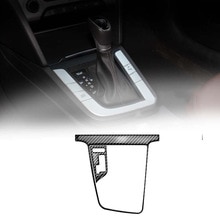 Pomo deportivo de fibra de carbono para palanca de cambios, tapa de palanca de cambios, embellecedor de Panel Protector, accesorios para Hyundai Elantra