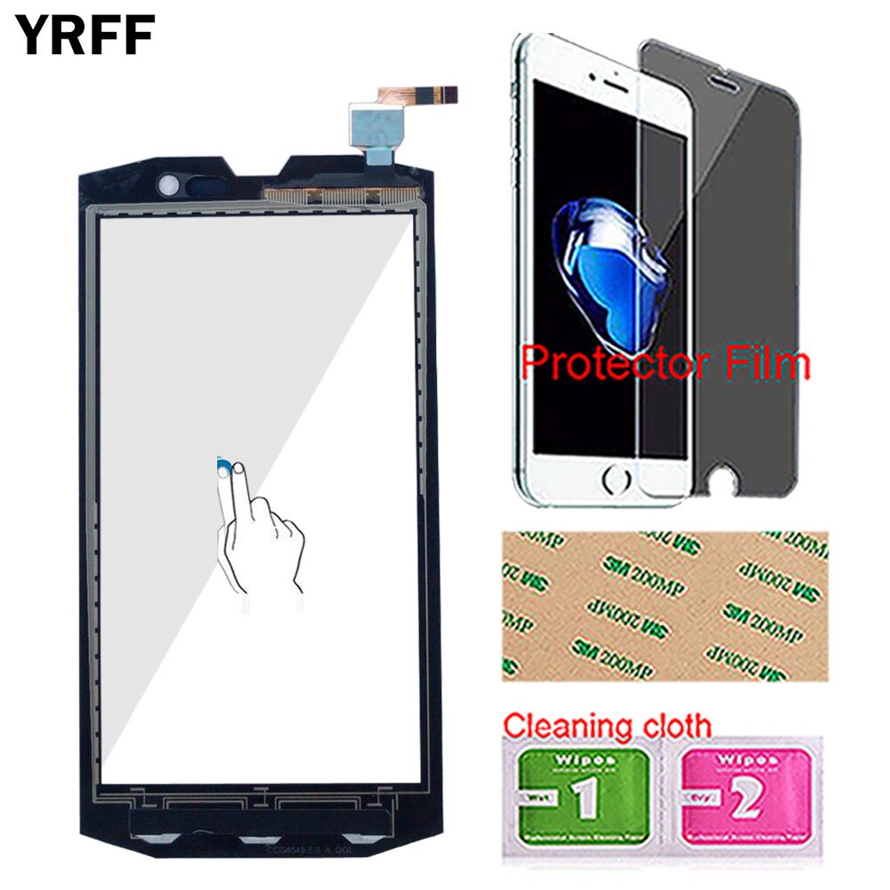 Touch Screen For AGM A8 A8 SE IP68 Touch Panel Touchscreen Digitizer Front Glass Sensor 5.0" 100% Original Repair Protector Film