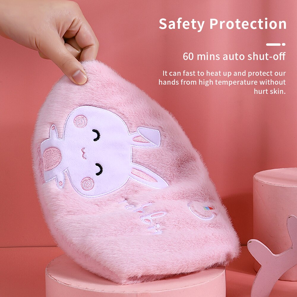 Ogrzewacz dłoni nagrzewnica ręczna USB 3 biegi regulowana temperatura miękki pluszowy podgrzewany elektrycznie ciepłe podgrzewane dłonie podkładka ocieplająca torba