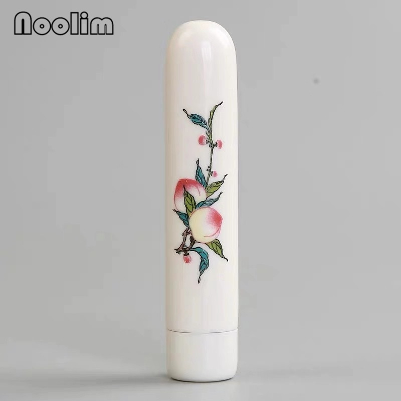 Cerâmica jingdezhen mini latas seladas de viagem pintadas à mão, garrafa de armazenamento portátil, frasco de chá pequeno requintado: E