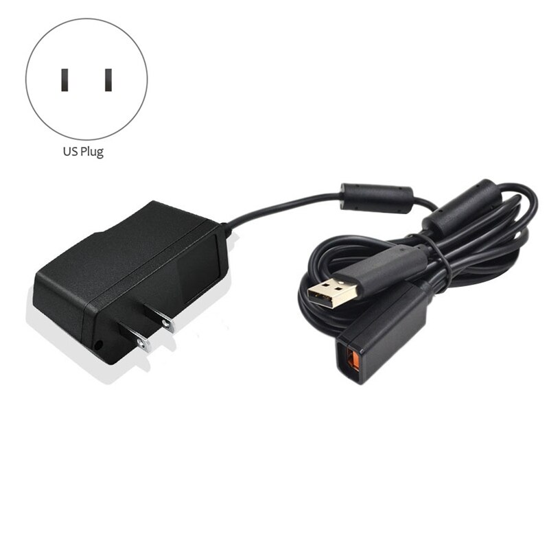 USB AC Adapter Netzteil Ersatz Ladegerät Kabel für 360 Kinect