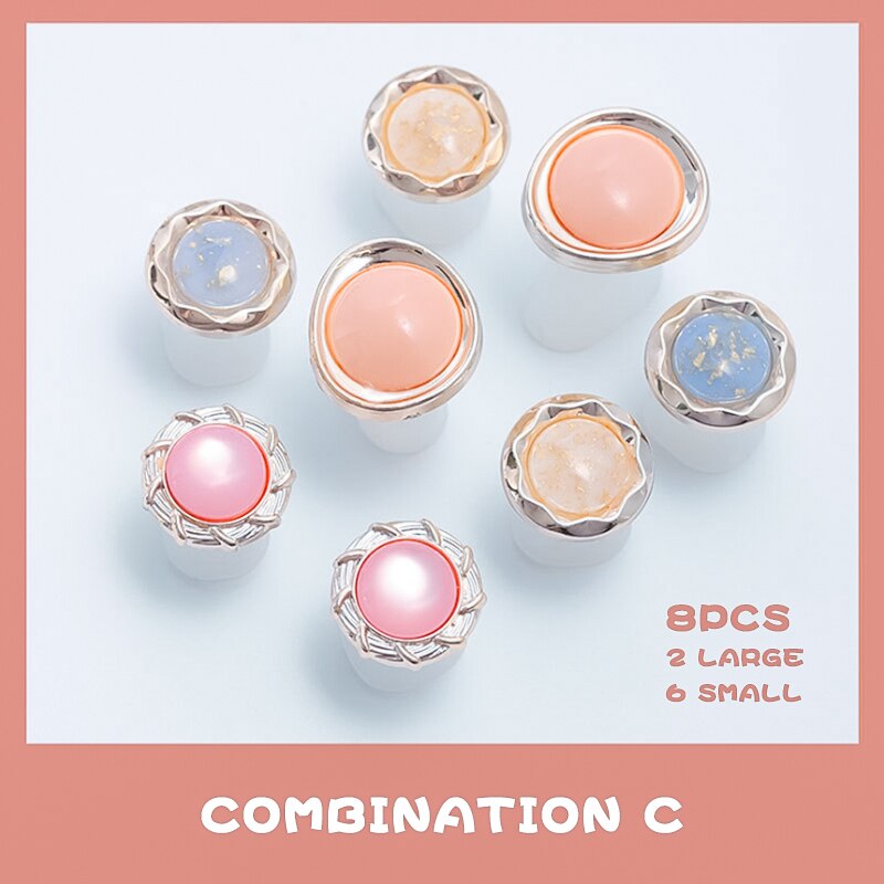 8 Stuks Accessoires Nail Art Siliconen Teen Separator Siliconen Voet Tenen Afscheiders Silicagel Celebrity Wind Teen Separator: C