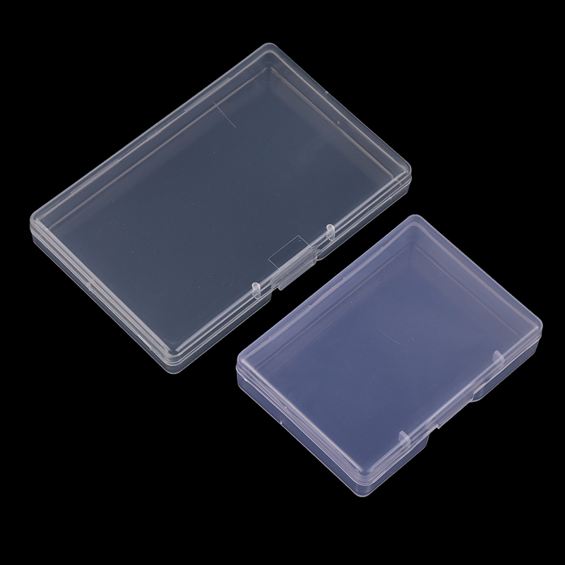 Boîte d'emballage en plastique transparente, rectangulaire, translucide, mallette de rangement, anti-poussière, durable, contenant pour bijoux de bain