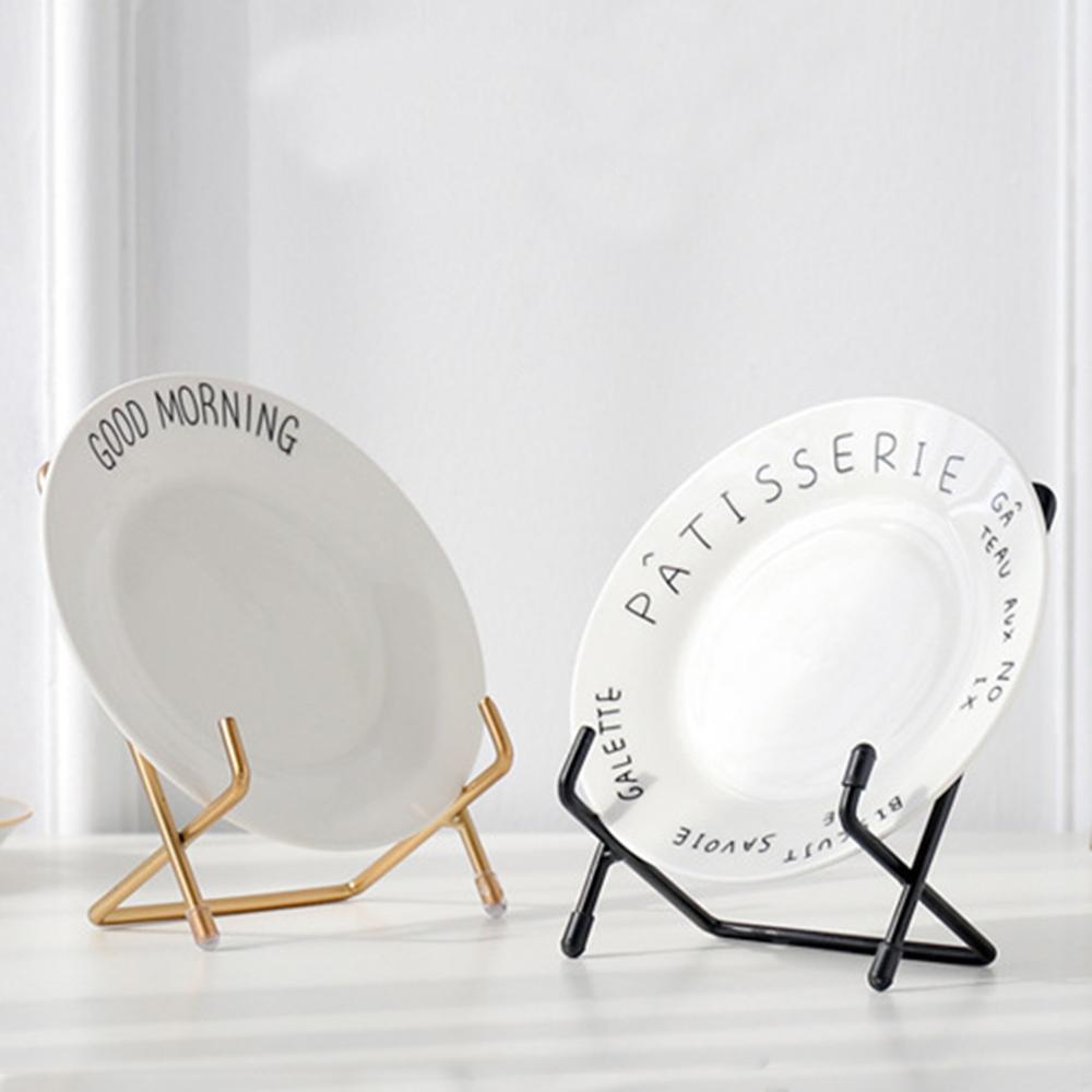 Zware Ijzeren Display Schildersezel Holder Draad Display Stand Kom Plaat Fotolijst Boek Kunstwerk Beugel Metalen Display Rack