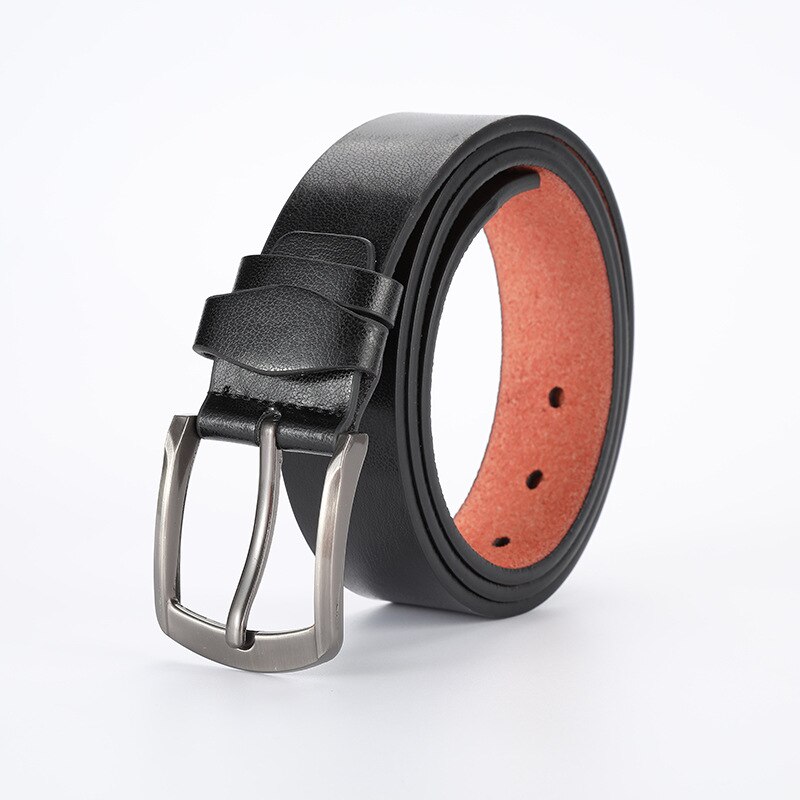 Cinturón de negocios de ocio europeo y americano para hombre: style 1 black