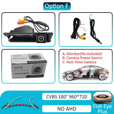 1080P AHD Rear view camera hd For Nissan March Renault Logan Renault Sandero car camera Vehicle Reversing camera Night vision: Dynamic-180 de