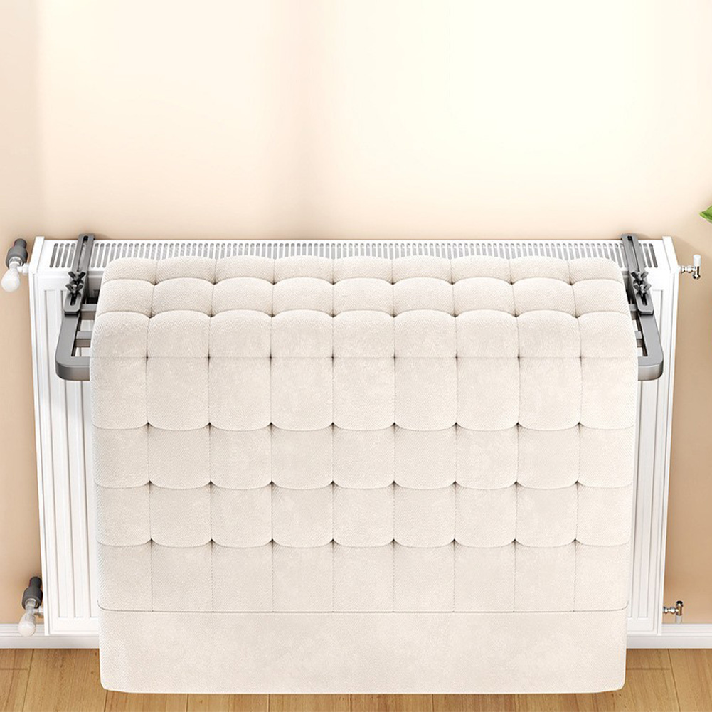 Radiador montado en la pared tendedero de ropa 0 16cm acero al carbono ajustable resistente a la oxidación para ropa toallas secado de zapatos