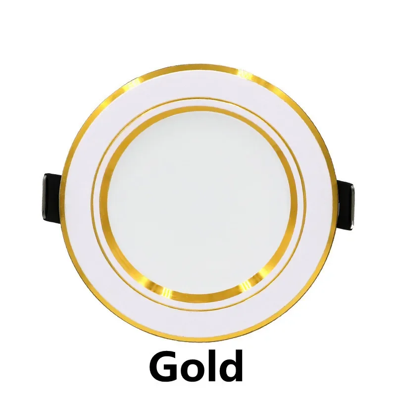 Led Downlights 5W 9W 12W Led Plafondlamp 15W 18W Verzonken Licht Ronde Led-paneel Licht 220V Led Spot Light Binnenverlichting: natuurlijk licht / 12w / Black