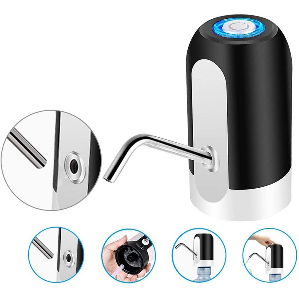 Gebotteld Water Elektrische Pomp Draadloze Opladen Universele Waterpomp Water Dispenser Size Emmer Waterpomp