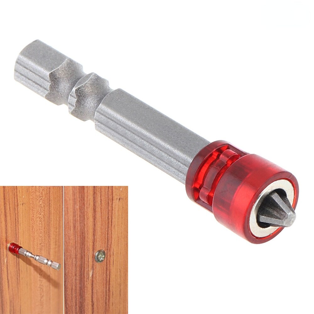 Brocas de destornillador de Cruz única de acero S2 con círculos magnéticos, vástago hexagonal para cualquier taladro eléctrico, perforación de placas de yeso