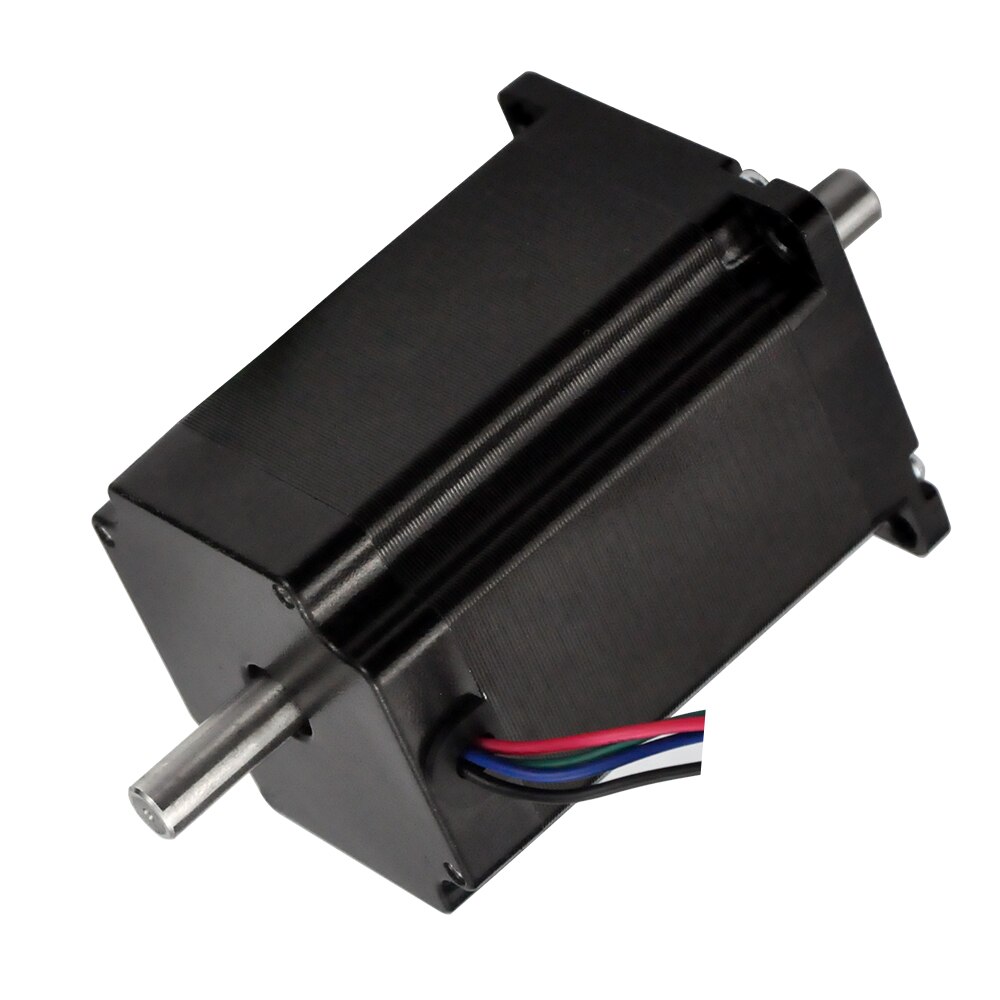 Rtelligent Nema 23 2N.M 20 kg. cm 3,5 EINE Dual Welle Schrittmotor Welle Durchmesser 8mm 4 führt für automatische Falten Flugzeug maske maschine