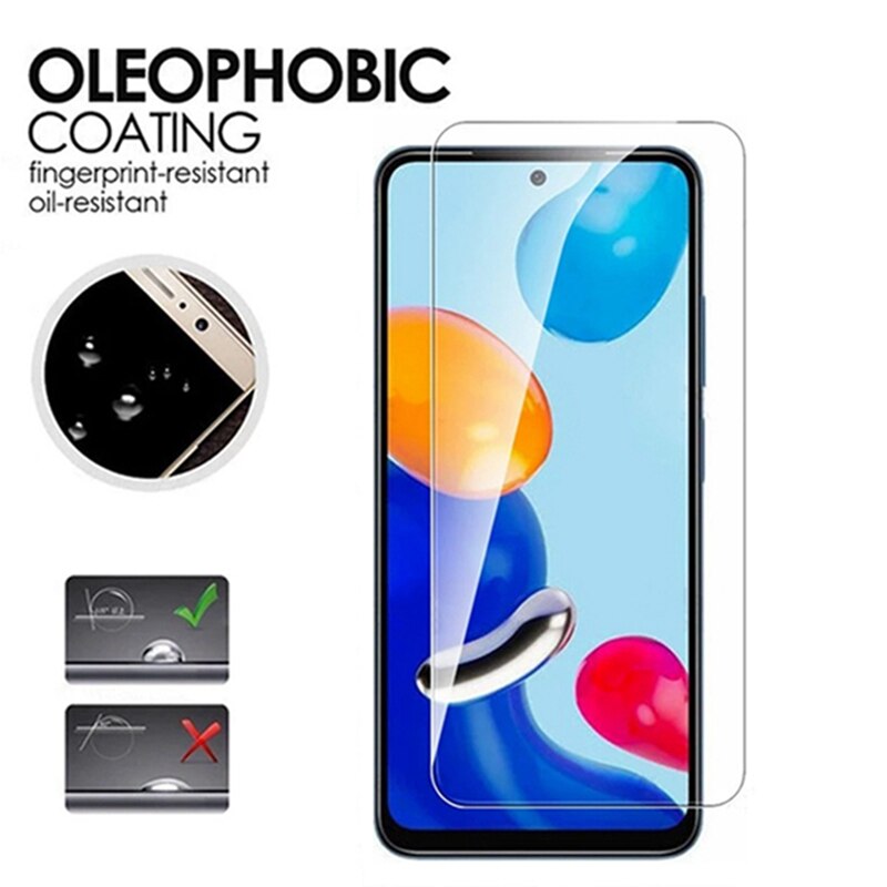 Protecteur d&#39;écran pour Xiaomi Redmi Note 11 Pro, en verre trempé 4 en 1, Film de protection d&#39;objectif d&#39;appareil photo