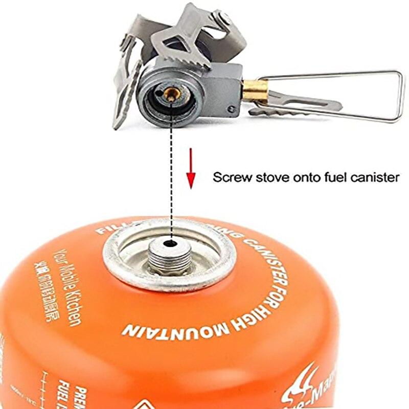 BRS – réchaud à gaz en titane ultraléger pour Camping, extérieur, 25g, BRS-3000T