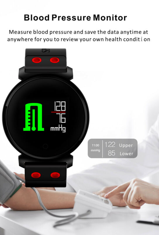 K2 Sport Clever Uhr Armbinde Fitness Tracker Herzfrequenz Blutdruck/Sauerstoff Wasserdichte Clever Armbinde 3E20