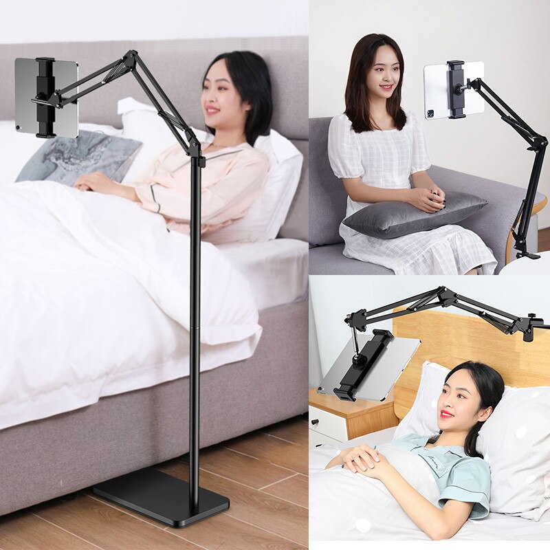 Supporto per supporto da tavolo pieghevole per Tablet da 160cm con braccio pieghevole per supporto da 5-13 pollici per iPhone IPad pro12.9