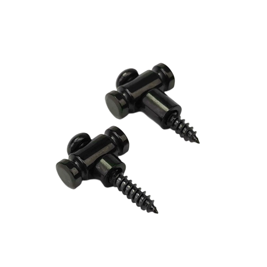 1 Set Roller String Boom Voor Gitaar Elektrische Akoestische Doos Accessoires Chroom/Zwart/Goud: YELLOW