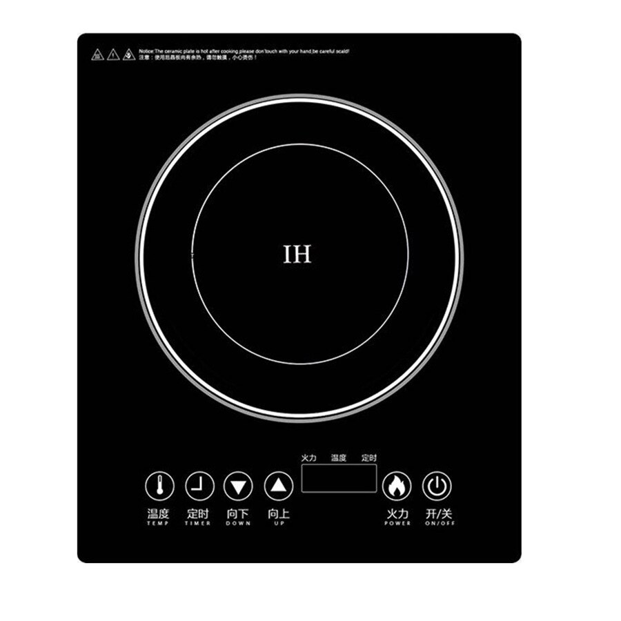 Single head embedded induction cooker electric ceramic stove gas stove black: Default Title