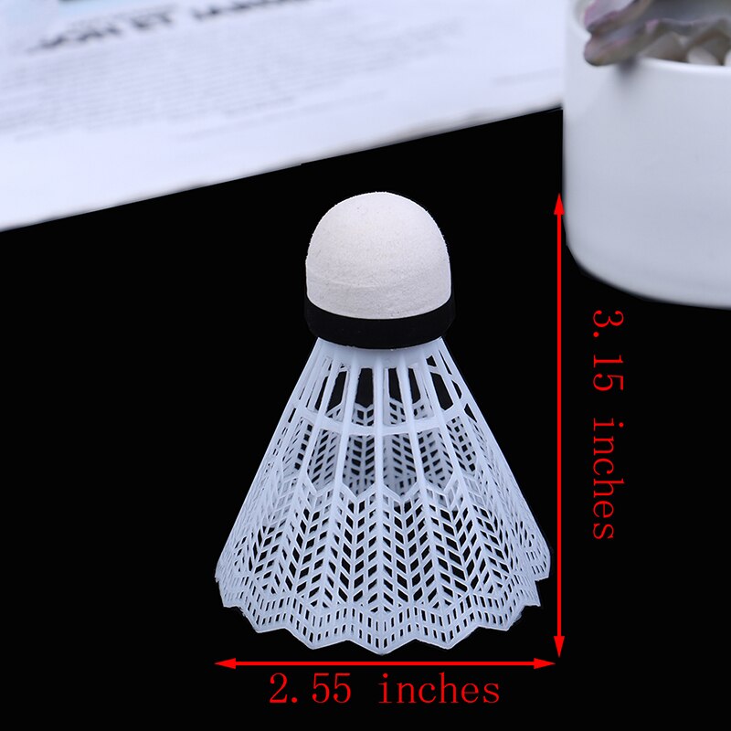 12 pçs/lote Petecas de Badminton de Penas de Ganso Badminton Bolas Acessórios Esportes Ao Ar Livre Badminton Badminton Durável
